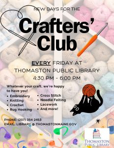 NEW Crafters' Club Flyer