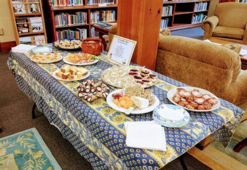 Food Table September 2017 CommuniTEA