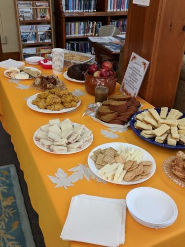 Delicious autumn treats at October 2017 CommuniTEA